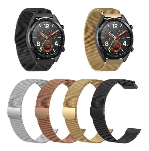 Correa Metálica Amazfit Stratos 1 / 2 / 2s / 3 / GTR 47mm / GTR 2