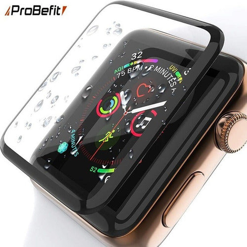 Vidrio Templado 3d para Apple Watch 38 40 42 44 Protector 9h Full