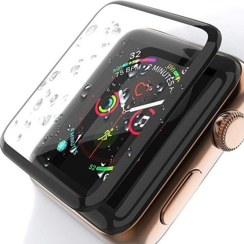 Vidrio Templado 3d para Apple Watch 38 40 42 44 Protector 9h Full