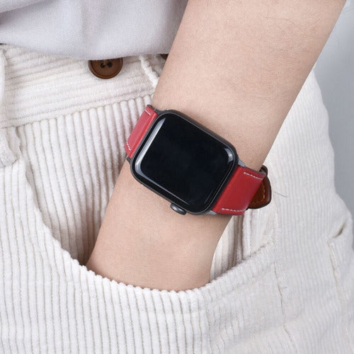 Manilla de cuero para apple watch sale