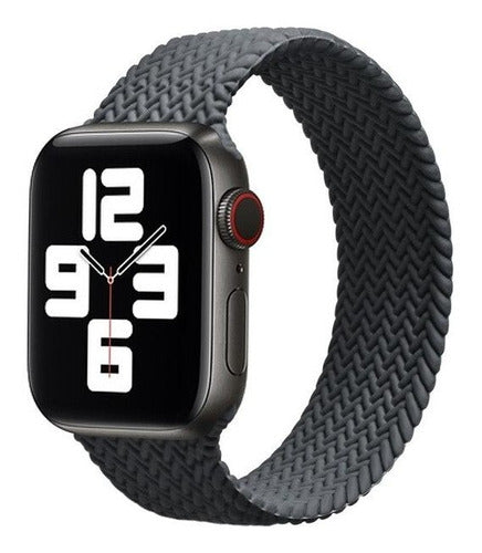 Correa para Apple Watch 44/42 40/38 Silicona Tipo Trenzada Pulso