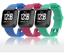 Cargar imagen en el visor de la galería, Correa Fitbit Versa / Lite / Versa 2 Pulso Manilla Silicona
